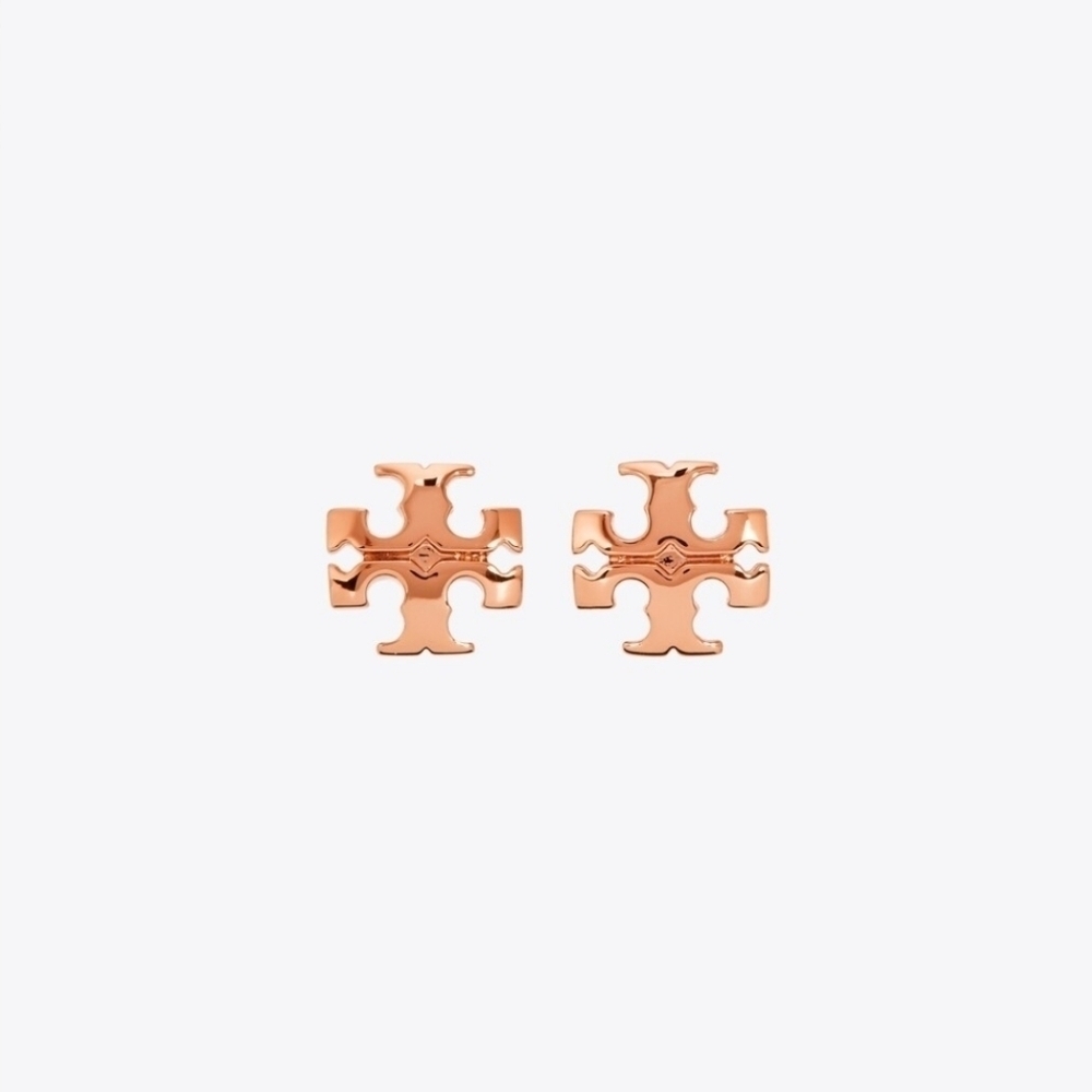 NWT Tory Burch KIRA STUD EARRING RoseGold